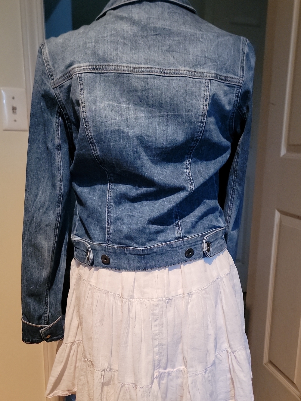 Mavi Gold Women's Light Blue Denim Jacket - Picture 7 of 10